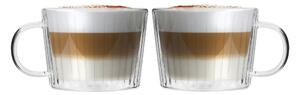 Tazzine in set per cappuccino in vetro 2 pz 250 ml Livio Duo – Vialli Design