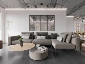 Vetrata atelier 210 x 130 cm (L x H) in Alluminio termolaccato Nero - BAYVIEW