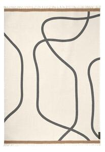 Coperta color crema 130x175 cm Shadow – Mette Ditmer Denmark
