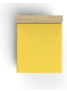 Lenzuolo con angoli giallo in cotone 140x200 cm – Mijolnir