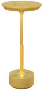 Lampada da Tavolo a LED Senza Filo Touch Ø13x28,5 cm Batteria Ricaricabile Oro
