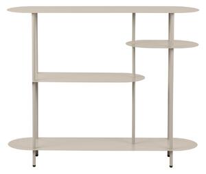 Scaffale beige in metallo 118x97x31 cm Rieti – House Nordic