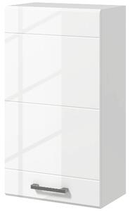 Pensile da Bagno 1 Anta 37x22,5x70 cm in MDF Bianco