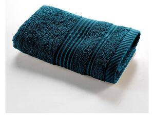Asciugamano tipo terry blu scuro in cotone 30x50 cm Tendresse – douceur d'intérieur
