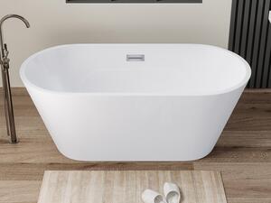 Vasca da bagno freestanding di design - 150 x 70 x 58 cm - Bianca - 201 L - TWIGGY