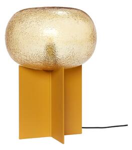 Lampada da tavolo arancione con paralume in vetro (altezza 36 cm) Podium - Hübsch