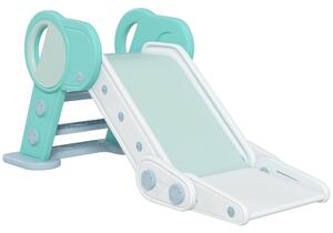 Scivolo per Bambini Pieghevole 102x53x53 cm in Plastica Verde