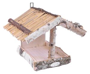 Mangiatoia da parete in legno per uccelli, altezza 24,5 cm - Esschert Design
