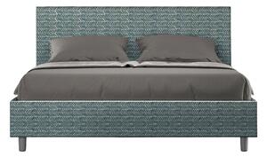 Letto Matrimoniale 160x190 cm Senza Rete Adele Aragona 8 Blu