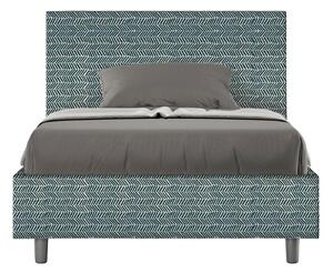 Letto 1 Piazza e Mezzo 120x190 cm Senza Rete Adele Aragona 8 Blu