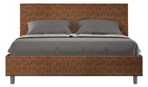 Letto Matrimoniale 160x190 cm Senza Rete Adele Era 04 Arancione