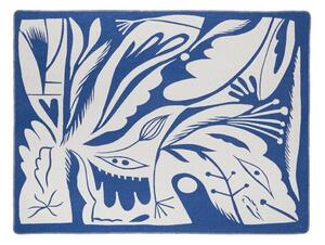 Coperta blu 165x200 cm Lino – noo.ma