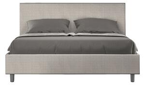 Letto Matrimoniale 160x200 cm con Rete Adele Labirinto 01 Bianco