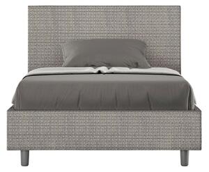 Letto 1 Piazza e Mezzo 120x190 cm Senza Rete Adele Labirinto 02 Grigio