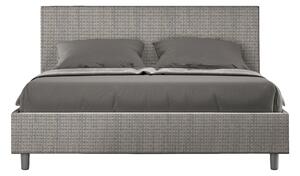Letto Matrimoniale 160x190 cm Senza Rete Adele Labirinto 02 Grigio