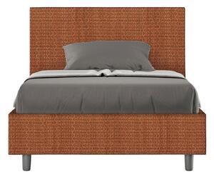 Letto 1 Piazza e Mezzo 120x190 cm Senza Rete Adele Labirinto 04 Arancione