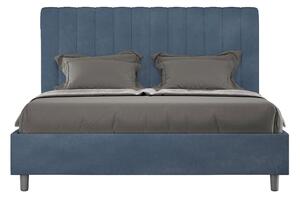 Letto Matrimoniale Francese 140x200 cm Senza Rete Agueda Blu