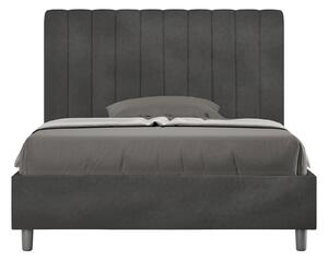 Letto 1 Piazza e Mezzo 120x190 cm Senza Rete Agueda Grigio