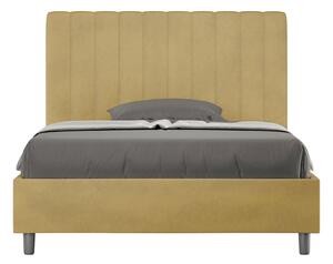 Letto 1 Piazza e Mezzo 120x190 cm Senza Rete Agueda Ocra