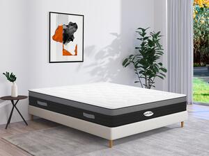 Materasso matrimoniale a molle insacchettate e memory foam 160 x 200 cm ibrido - AMARANTE di NATUREA