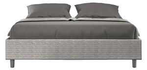 Letto Matrimoniale Sommier 160x190 cm Senza Rete Azelia Aragona 1 Bianco