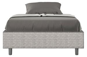 Letto 1 Piazza e Mezzo Sommier 120x190 cm Senza Rete Azelia Aragona 1 Bianco