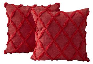 Federe decorative in set 2 pz 43x43 cm Tuffet – Mioli Decor