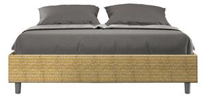 Letto Matrimoniale Sommier 160x190 cm Senza Rete Azelia Aragona 3 Giallo