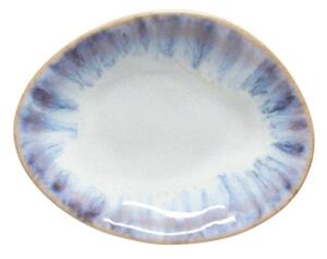 Piatto fondo bianco/blu in gres Brisa – Costa Nova