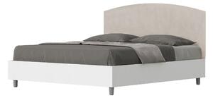 Letto Matrimoniale 160x200 cm con Rete e Contenitore Antilia Sabbia