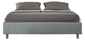 Letto Matrimoniale Sommier 160x190 cm Senza Rete Azelia Aragona 7 Azzurro