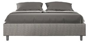 Letto Matrimoniale Sommier 160x190 cm Senza Rete Azelia Labirinto 02 Grigio