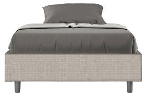 Letto 1 Piazza e Mezzo Sommier 120x190 cm Senza Rete Azelia Labirinto 01 Bianco