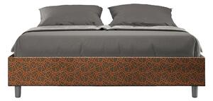 Letto Matrimoniale Sommier 160x190 cm Senza Rete Azelia Era 04 Arancione