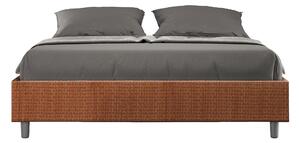 Letto Matrimoniale Sommier 160x190 cm Senza Rete Azelia Labirinto 04 Arancione