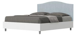 Letto Matrimoniale 160x190 cm con Rete Grace Azzurro