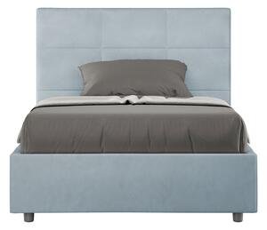 Letto 1 Piazza e Mezzo 120x190 cm Senza Rete Mika Azzurro