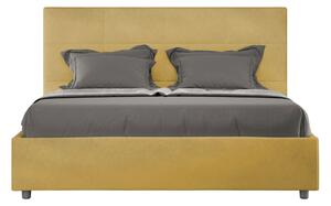 Letto Matrimoniale Francese 140x200 cm Senza Rete Mika Ocra
