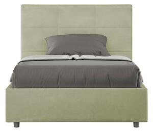 Letto 1 Piazza e Mezzo 120x190 cm Senza Rete Mika Tè verde