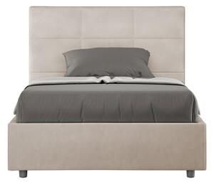 Letto 1 Piazza e Mezzo 120x190 cm Senza Rete Mika Sabbia