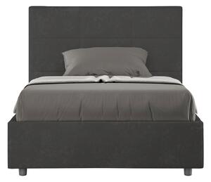 Letto 1 Piazza e Mezzo 120x190 cm Senza Rete Mika Grigio