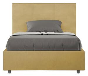 Letto 1 Piazza e Mezzo 120x190 cm Senza Rete Mika Ocra