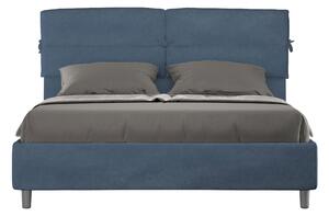 Letto Matrimoniale 160x190 cm Senza Rete Nandy Blu
