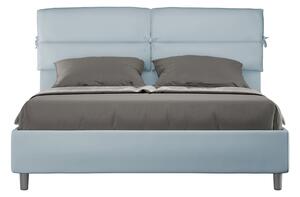 Letto Matrimoniale 160x200 cm Senza Rete Nandy Azzurro