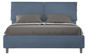 Letto Matrimoniale 160x190 cm Senza Rete Sleeper Blu