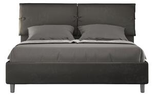 Letto Matrimoniale 160x190 cm Senza Rete Sleeper Grigio