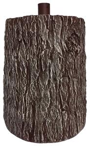 Base Tronco Naturale Ø24/32x36 cm per Albero di Natale Artificiale Effetto Legno
