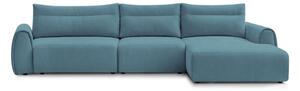 Divano angolare blu Aden – Bobochic Paris