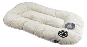 Cuccia beige in camoscio per cane 107x62 cm Flakes – Love Story