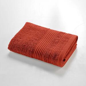 Asciugamano tipo terry color mattone in cotone 50x90 cm Tendresse – douceur d'intérieur